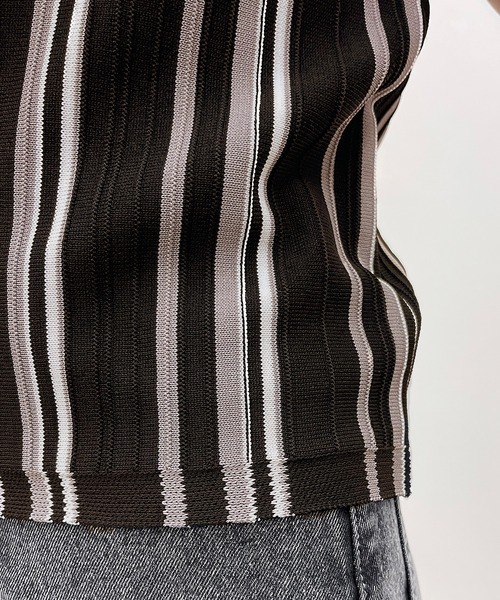 apres jour mignon（アプレジュールミニョン）の「マルチストライプリブタンク【ZOZOTOWN限定アイテム】（タンクトップ・レディース・グリーン系その他3/アイボリー/ブルー系その他/ブラック系その他・フリー/X-LARGE）」の13枚目の写真