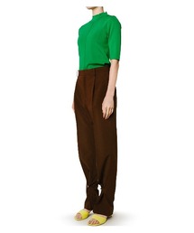 LE CIEL BLEU | Half Sleeve High Gauge Knit(ニット/セーター)