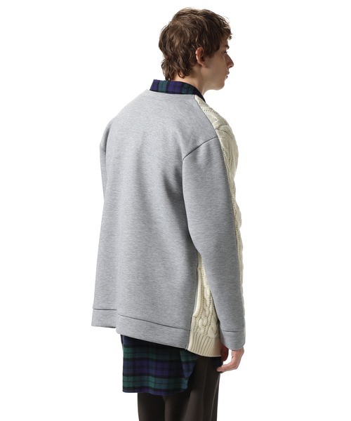 SOPHNET.(ソフネット)の「FABRIC MIX CARDIGAN(カーディガン/ボレロ・メンズ・ブラック/オフホワイト・SMALL/MEDIUM/LARGE/X-LARGE)」の13枚目の写真