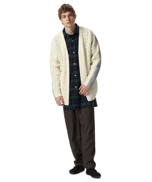 SOPHNET.(ソフネット)の「FABRIC MIX CARDIGAN(カーディガン/ボレロ・メンズ・ブラック/オフホワイト・SMALL/MEDIUM/LARGE/X-LARGE)」の19枚目の写真