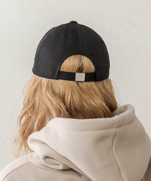RASVOA(ラスボア)の「Sロゴベースボールキャップ(キャップ・レディース・ブラック/ベージュ/グリーン・FREE)」の8枚目の写真