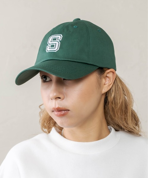 RASVOA(ラスボア)の「Sロゴベースボールキャップ(キャップ・レディース・ブラック/ベージュ/グリーン・FREE)」の13枚目の写真