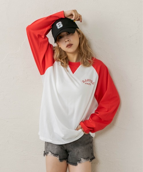 RASVOA(ラスボア)の「Sロゴベースボールキャップ(キャップ・レディース・ブラック/ベージュ/グリーン・FREE)」の12枚目の写真