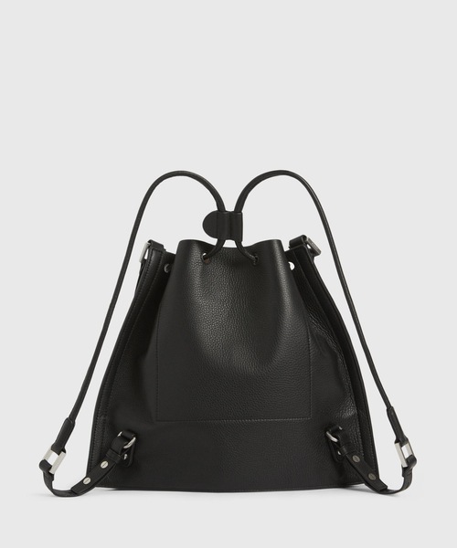 ALLSAINTS（オールセインツ）の「LEAR LEATHER BACKPACK | LEAR レザー バックパック（バックパック/リュック・レディース・ブラック・ONE SIZE）」の7枚目の写真