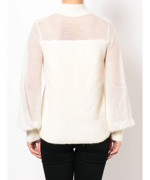 LAGUNAMOON（ラグナムーン）の「シアーケーブルニットプルオーバー（ニット/セーター・レディース・ブラック/アイボリー/モカ・FREE）」の20枚目の写真