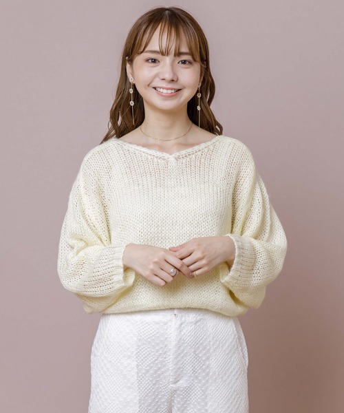 flower（フラワー）の「ゴールドパーリーフルールイヤリング（イヤリング・レディース・ゴールド・FREE）」の9枚目の写真