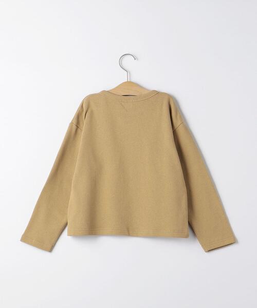 green label relaxing(グリーンレーベルリラクシング)の「【WEB限定】裏毛 スウェット カーディガン ロングスリーブ 100cm-160cm★★(カーディガン/ボレロ・キッズ・ライトブルー/オフホワイト/ブラウン/ブラック・110cm/100cm/120cm/130cm/140cm/150cm/160cm)」の11枚目の写真