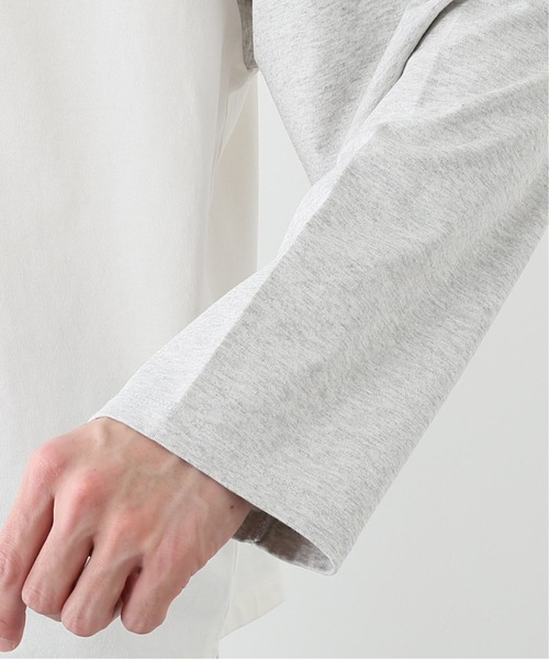 JOURNAL STANDARD J.S HOMESTEAD（ジャーナルスタンダードホームステッド）の「COLOR SLEEVES ロングスリーブ Tシャツ（Tシャツ/カットソー・メンズ・グレー/ブラック/ベージュ/グリーン・MEDIUM/LARGE）」の5枚目の写真