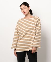 Samansa Mos2 | ボーダーバスクシャツ(Tシャツ/カットソー)
