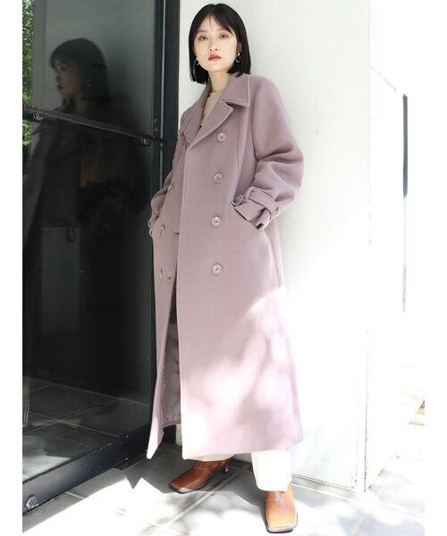 MURUA（ムルーア）の「ダブルマキシチェスターコート（チェスター