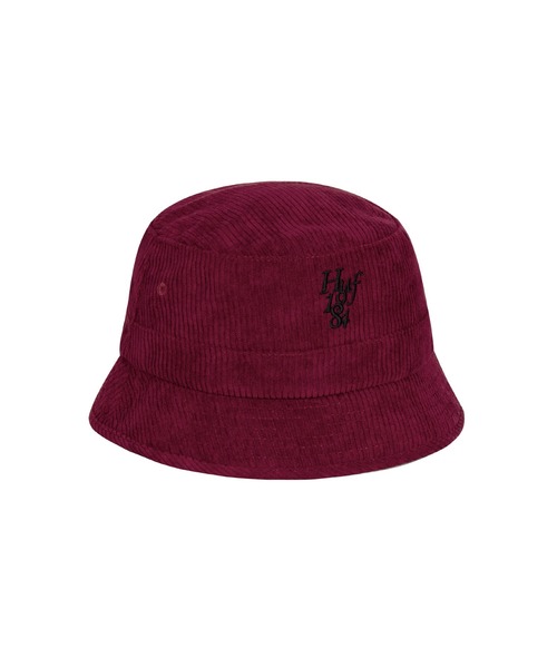 HUF(ハフ)の「1984 CORD BUCKET / HUF バケットハット バケハ(ハット・メンズ・ナチュラル/レッド系その他・S/M/L/XL)」の2枚目の写真