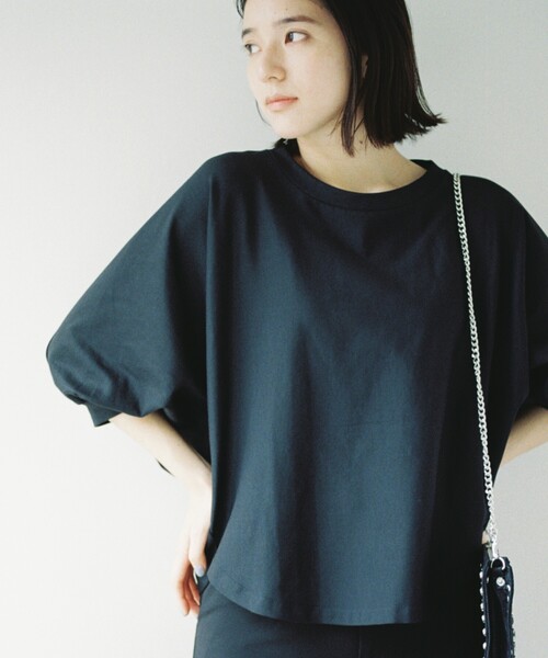 THE SHOP TK （ザ ショップ ティーケー ）の「◆【キーコーヒー/KEY COFFEE】ドルマンプルオーバー（Tシャツ/カットソー・レディース・ブラック/ブルー/ベージュ/オフホワイト・12）」の2枚目の写真