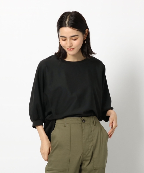 THE SHOP TK （ザ ショップ ティーケー ）の「◆【キーコーヒー/KEY COFFEE】ドルマンプルオーバー（Tシャツ/カットソー・レディース・ブラック/ブルー/ベージュ/オフホワイト・12）」の5枚目の写真