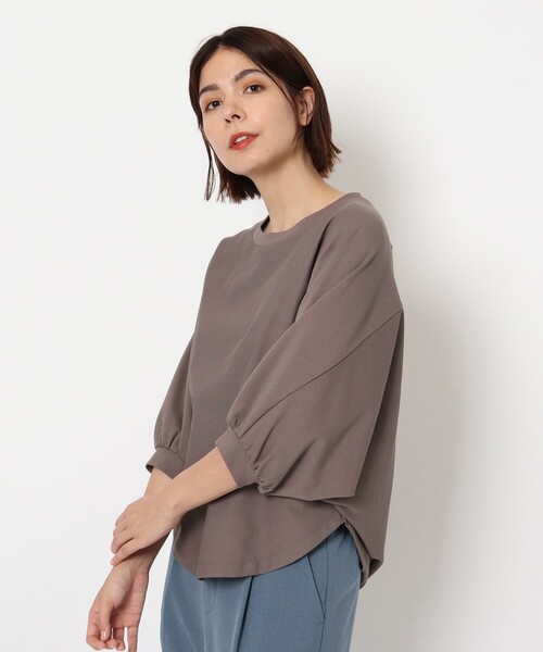 THE SHOP TK （ザ ショップ ティーケー ）の「◆【キーコーヒー/KEY COFFEE】ドルマンプルオーバー（Tシャツ/カットソー・レディース・ブラック/ブルー/ベージュ/オフホワイト・12）」の6枚目の写真