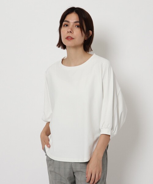 THE SHOP TK （ザ ショップ ティーケー ）の「◆【キーコーヒー/KEY COFFEE】ドルマンプルオーバー（Tシャツ/カットソー・レディース・ブラック/ブルー/ベージュ/オフホワイト・12）」の9枚目の写真