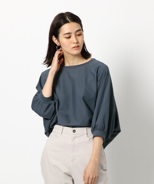 THE SHOP TK （ザ ショップ ティーケー ）の「◆【キーコーヒー/KEY COFFEE】ドルマンプルオーバー（Tシャツ/カットソー・レディース・ブラック/ブルー/ベージュ/オフホワイト・12）」の11枚目の写真