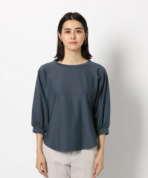 THE SHOP TK （ザ ショップ ティーケー ）の「◆【キーコーヒー/KEY COFFEE】ドルマンプルオーバー（Tシャツ/カットソー・レディース・ブラック/ブルー/ベージュ/オフホワイト・12）」の12枚目の写真