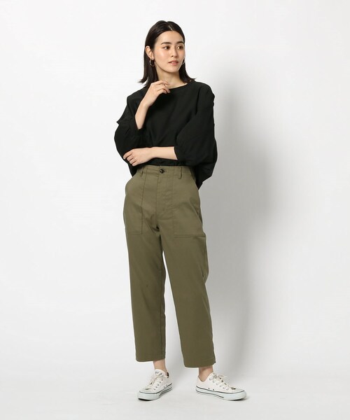 THE SHOP TK （ザ ショップ ティーケー ）の「◆【キーコーヒー/KEY COFFEE】ドルマンプルオーバー（Tシャツ/カットソー・レディース・ブラック/ブルー/ベージュ/オフホワイト・12）」の15枚目の写真