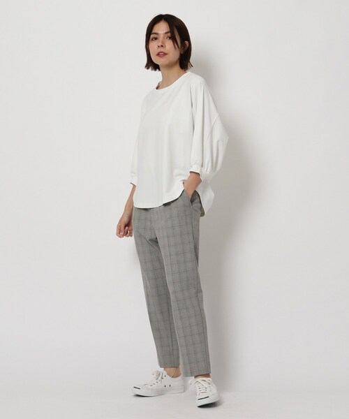 THE SHOP TK （ザ ショップ ティーケー ）の「◆【キーコーヒー/KEY COFFEE】ドルマンプルオーバー（Tシャツ/カットソー・レディース・ブラック/ブルー/ベージュ/オフホワイト・12）」の20枚目の写真