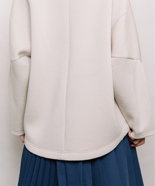 refinedworks（リファインドワークス）の「ダンボール袖立体プルオーバー（Tシャツ/カットソー・レディース・チャコールグレー/グレー系その他/キャメル・FREE）」の13枚目の写真