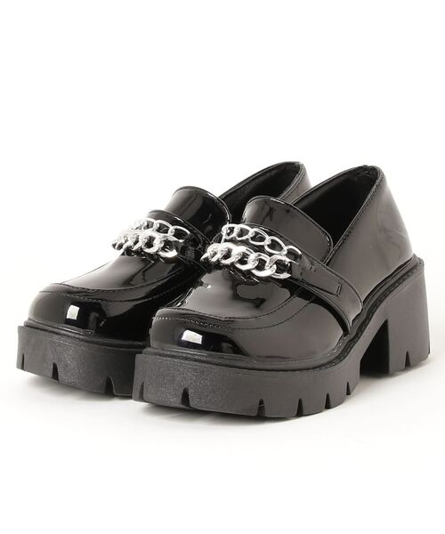 SFW（エスエフダブリュー）の「スクエアトゥ厚底ビットローファー（ローファー・レディース・ブラック系1/ブラック系2・38/39/35/37/36）」の11枚目の写真