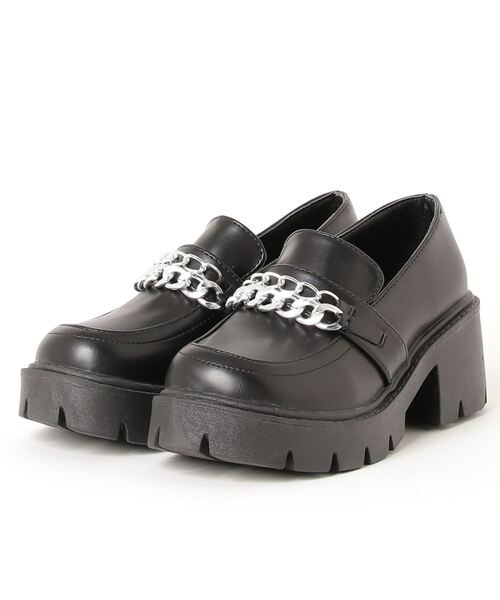 SFW（エスエフダブリュー）の「スクエアトゥ厚底ビットローファー（ローファー・レディース・ブラック系1/ブラック系2・38/39/35/37/36）」の12枚目の写真