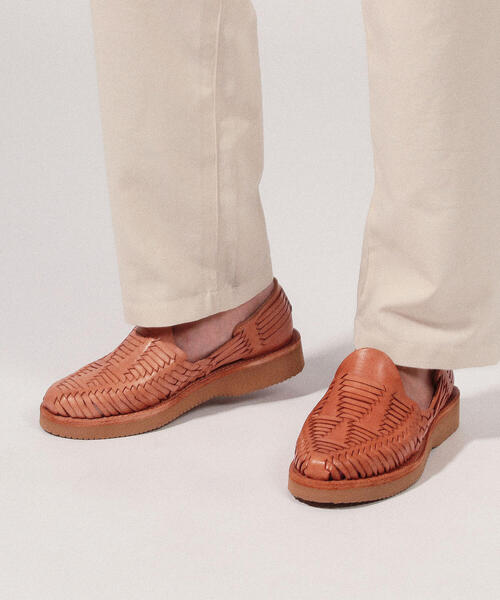 YUKETEN（ユケテン）の「YUKETEN レザーデザインスリッポン