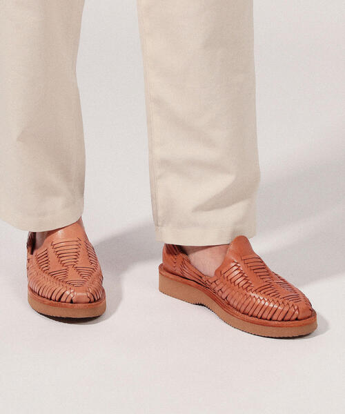 YUKETEN（ユケテン）の「YUKETEN レザーデザインスリッポン