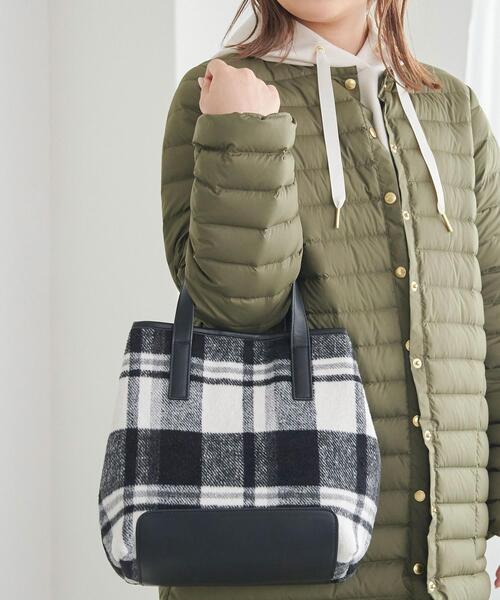 green label relaxing（グリーンレーベルリラクシング）の「チェックトートバッグ（トートバッグ・レディース・ブラック/その他1/その他2/その他3・FREE）」の4枚目の写真