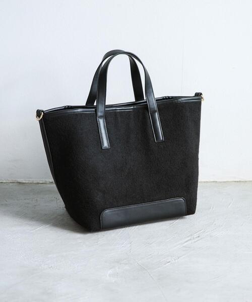 green label relaxing（グリーンレーベルリラクシング）の「チェックトートバッグ（トートバッグ・レディース・ブラック/その他1/その他2/その他3・FREE）」の2枚目の写真