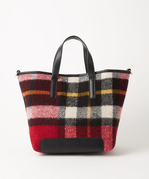 green label relaxing（グリーンレーベルリラクシング）の「チェックトートバッグ（トートバッグ・レディース・ブラック/その他1/その他2/その他3・FREE）」の16枚目の写真