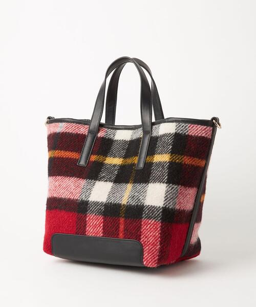 green label relaxing（グリーンレーベルリラクシング）の「チェックトートバッグ（トートバッグ・レディース・ブラック/その他1/その他2/その他3・FREE）」の18枚目の写真