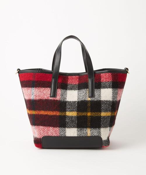 green label relaxing（グリーンレーベルリラクシング）の「チェックトートバッグ（トートバッグ・レディース・ブラック/その他1/その他2/その他3・FREE）」の5枚目の写真