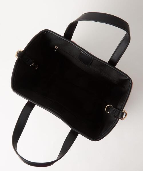 green label relaxing（グリーンレーベルリラクシング）の「チェックトートバッグ（トートバッグ・レディース・ブラック/その他1/その他2/その他3・FREE）」の9枚目の写真