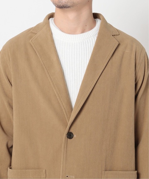 417 EDIFICE（フォーワンセブンエディフィス）の「【ジャケット+パンツの2点セット】コーデュロイイージーセットアップ（セットアップ・メンズ・ブラック系その他/ブラウン系その他/カーキ/ブラウン/ネイビー・X-LARGE/SMALL/MEDIUM/LARGE）」の18枚目の写真