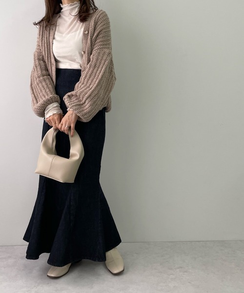 LE MORE（リモア）の「ワンハンドルミニバッグ（ハンドバッグ・レディース・アイボリー/ブラック・FREE）」の14枚目の写真