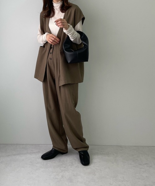 LE MORE（リモア）の「ワンハンドルミニバッグ（ハンドバッグ・レディース・アイボリー/ブラック・FREE）」の11枚目の写真