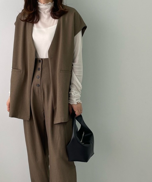 LE MORE（リモア）の「ワンハンドルミニバッグ（ハンドバッグ・レディース・アイボリー/ブラック・FREE）」の9枚目の写真