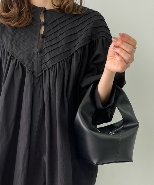 LE MORE（リモア）の「ワンハンドルミニバッグ（ハンドバッグ・レディース・アイボリー/ブラック・FREE）」の8枚目の写真