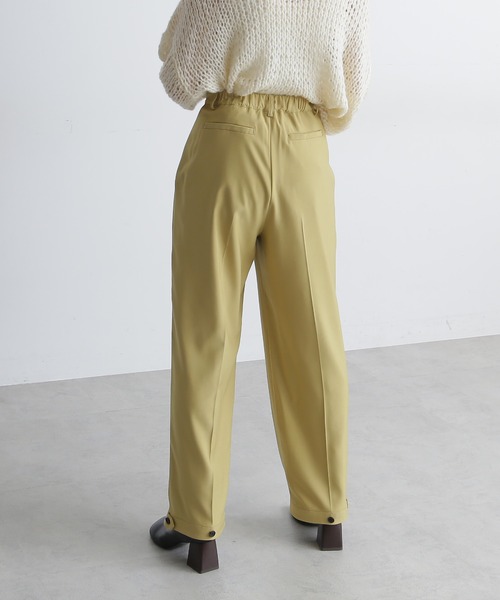 FREE'S MART(フリーズマート)の「【Sシリーズ対応】ヘムボタンストレートパンツ(その他パンツ・レディース・イエロー/グリーン/ブラック/ブラウン・SMALL/MEDIUM)」の9枚目の写真