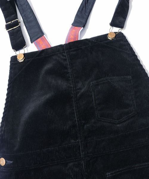 YOUNG&OLSEN The DRYGOODS STORE(ヤングアンドオルセン)の「YOUNG & OLSEN/ヤングアンドオルセン ORGANIC CORD SIMPLE SALOPETTE オーバーオール コーデュロイ パンツ 足長効果(サロペット/オーバーオール・レディース・ブラック/キャメル・1)」の5枚目の写真