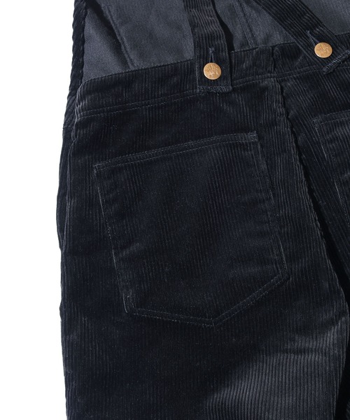 YOUNG&OLSEN The DRYGOODS STORE(ヤングアンドオルセン)の「YOUNG & OLSEN/ヤングアンドオルセン ORGANIC CORD SIMPLE SALOPETTE オーバーオール コーデュロイ パンツ 足長効果(サロペット/オーバーオール・レディース・ブラック/キャメル・1)」の14枚目の写真
