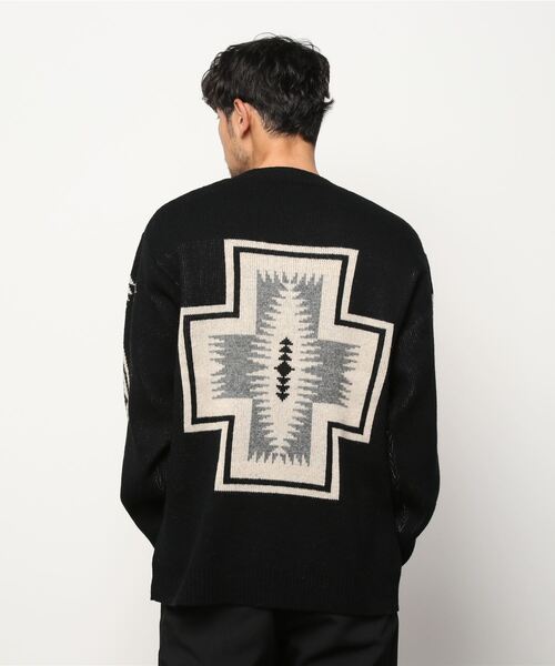 PENDLETON(ペンドルトン)の「クールネックプルオーバーニット(ニット/セーター・メンズ・ブラック/グリーン/アイボリー/ブラック系その他・S/M/L)」の8枚目の写真