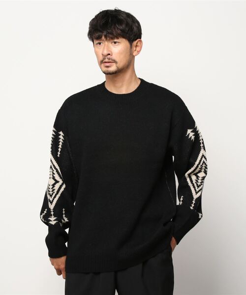 PENDLETON(ペンドルトン)の「クールネックプルオーバーニット(ニット/セーター・メンズ・ブラック/グリーン/アイボリー/ブラック系その他・S/M/L)」の11枚目の写真