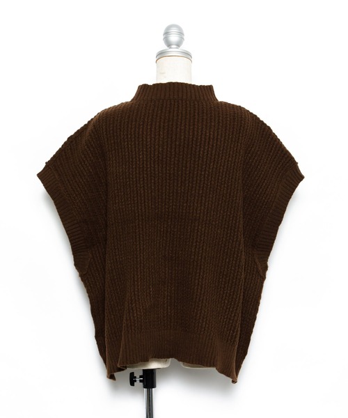 AS KNOW AS PINKY(アズノゥアズピンキー)の「ふわもち贅沢カラーベスト(ベスト・レディース・ブラウン/グリーン/ホワイト/ブラック・FREE)」の12枚目の写真