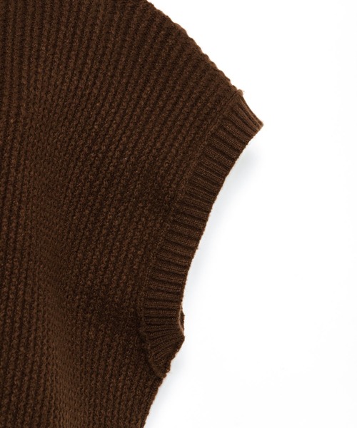 AS KNOW AS PINKY(アズノゥアズピンキー)の「ふわもち贅沢カラーベスト(ベスト・レディース・ブラウン/グリーン/ホワイト/ブラック・FREE)」の14枚目の写真