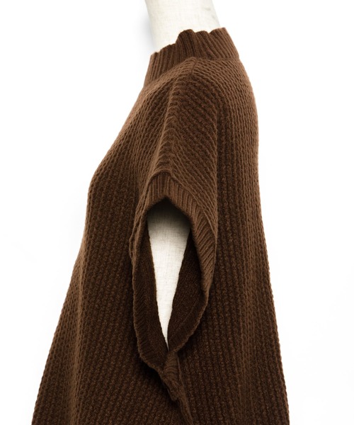 AS KNOW AS PINKY(アズノゥアズピンキー)の「ふわもち贅沢カラーベスト(ベスト・レディース・ブラウン/グリーン/ホワイト/ブラック・FREE)」の16枚目の写真