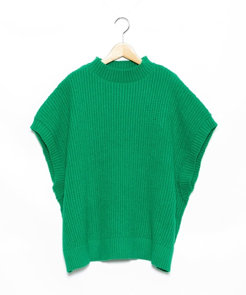 AS KNOW AS PINKY(アズノゥアズピンキー)の「ふわもち贅沢カラーベスト(ベスト・レディース・ブラウン/グリーン/ホワイト/ブラック・FREE)」の9枚目の写真