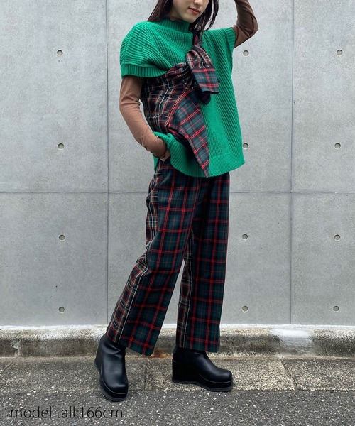 AS KNOW AS PINKY(アズノゥアズピンキー)の「ふわもち贅沢カラーベスト(ベスト・レディース・ブラウン/グリーン/ホワイト/ブラック・FREE)」の8枚目の写真