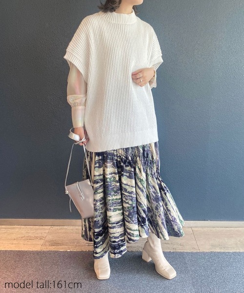 AS KNOW AS PINKY(アズノゥアズピンキー)の「ふわもち贅沢カラーベスト(ベスト・レディース・ブラウン/グリーン/ホワイト/ブラック・FREE)」の20枚目の写真